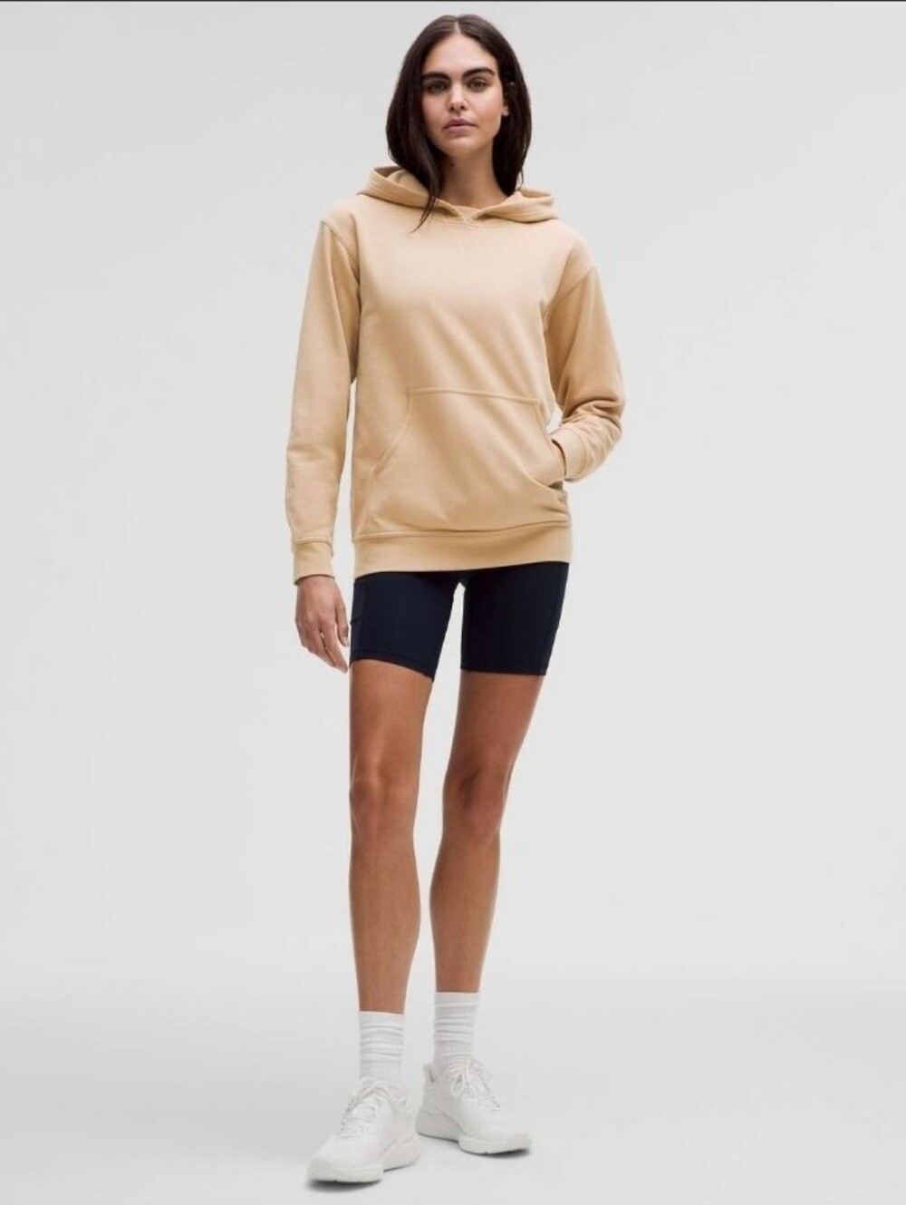 Lululemon All Yours Hoodie *French TerryBeech Wood Size 6 Nwt